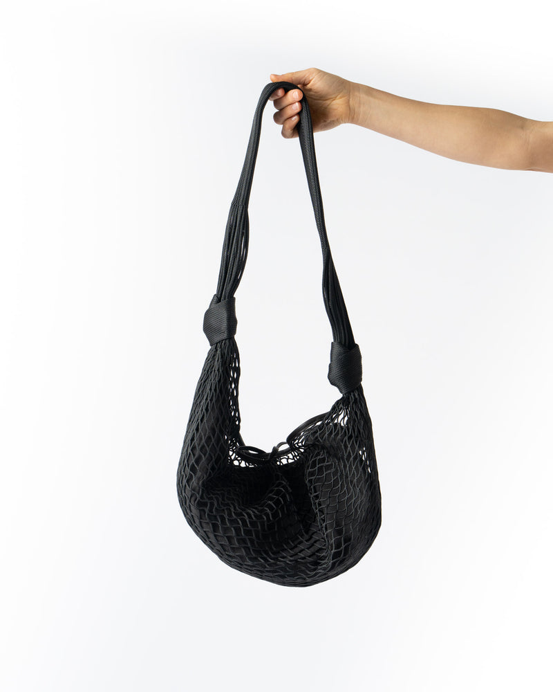 Lemaire Black Croissant Filt Bag