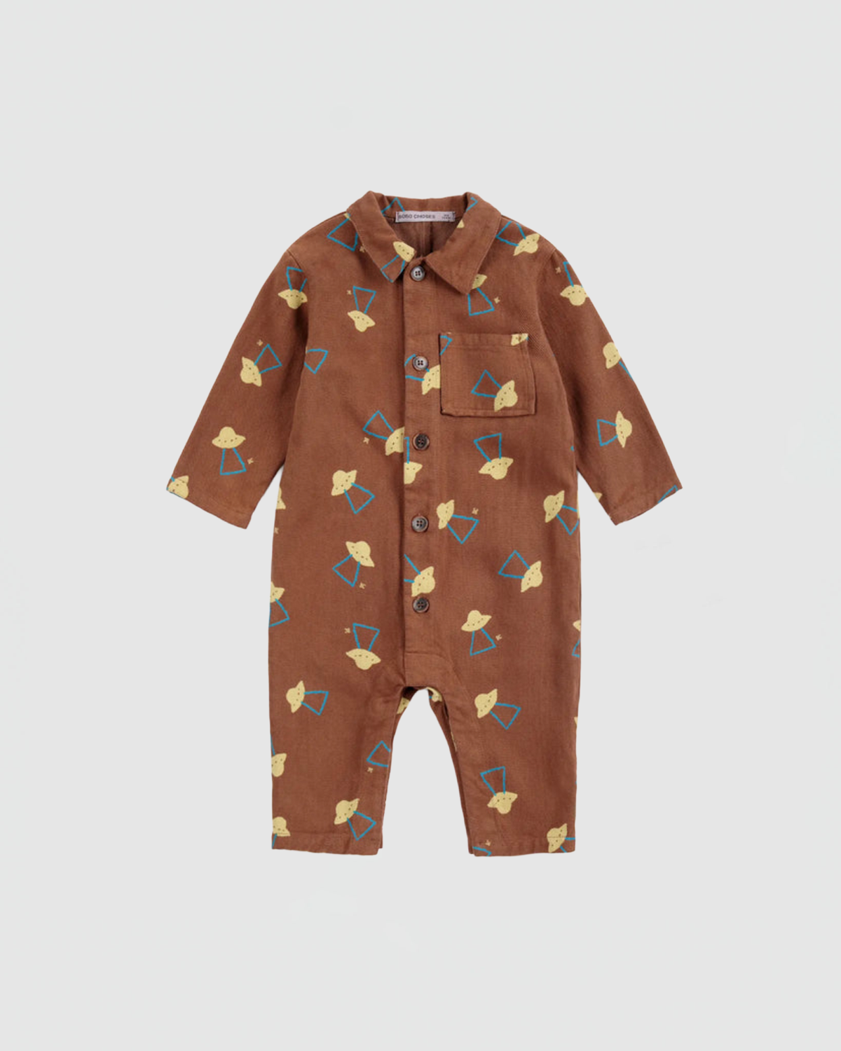 Bobo Choses Pixel Abduction All Over Woven Overall