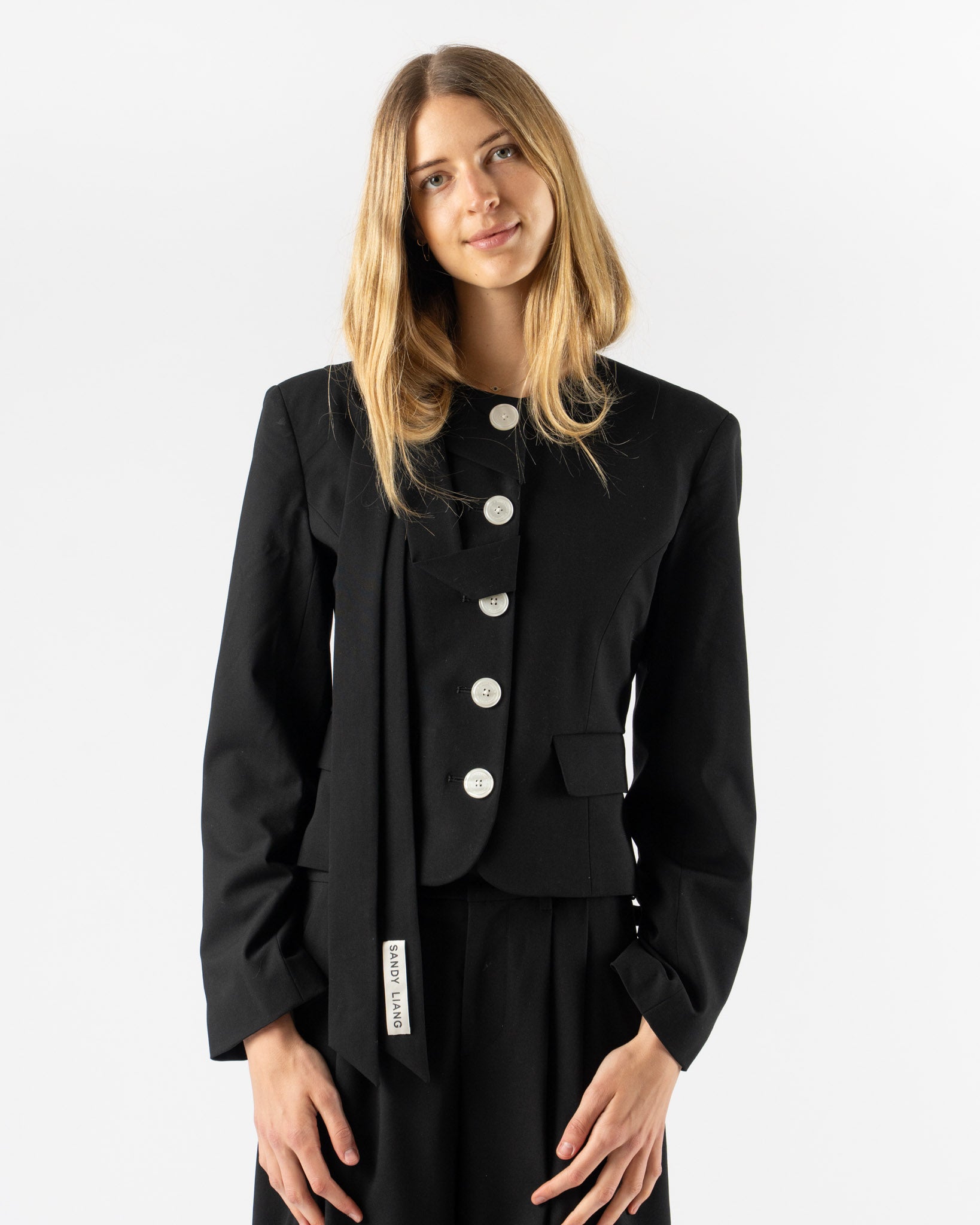 Sandy Liang Briar Jacket in Black