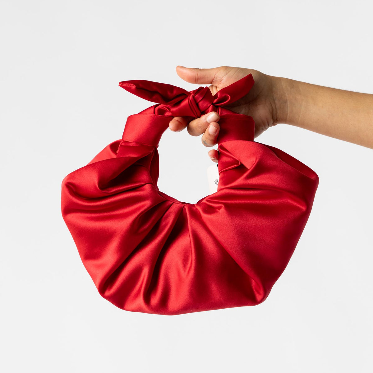 Bronze Age Kiku Croissant Bag in Tomato Curated at Jake and Jones