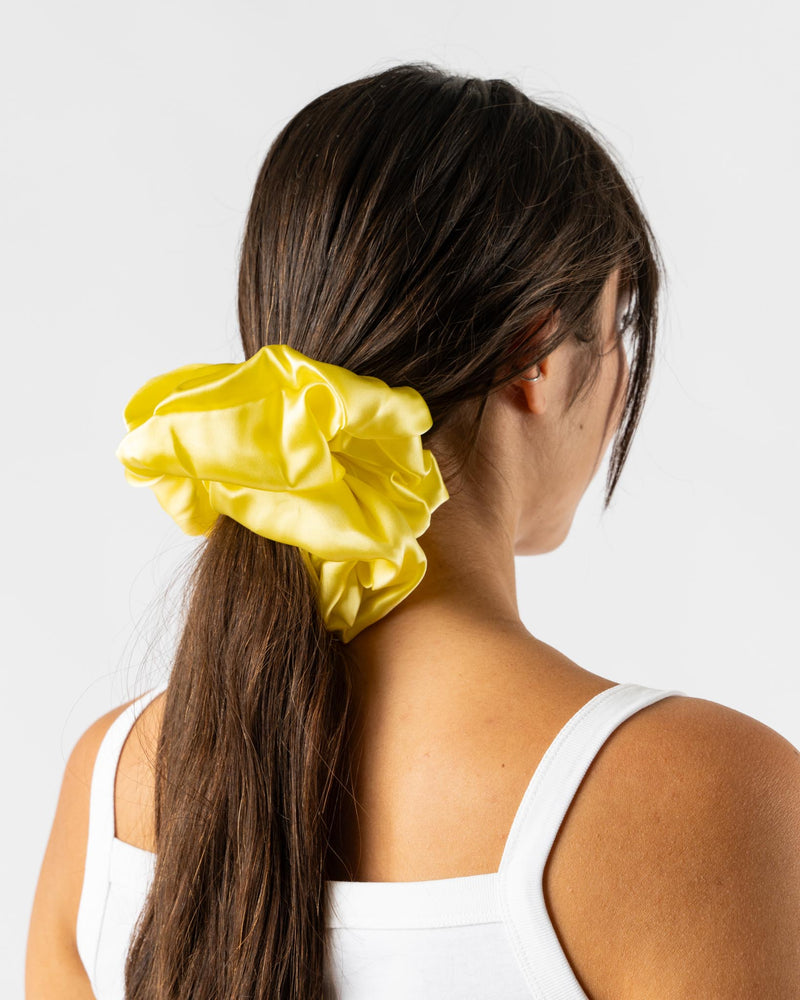 Bronze Age XL Scrunchie in Butter Yellow Silk