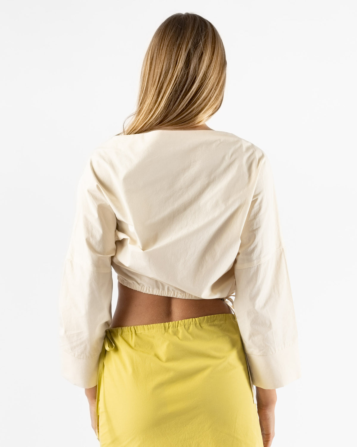 Brooke Callahan Cuff Top in Rice