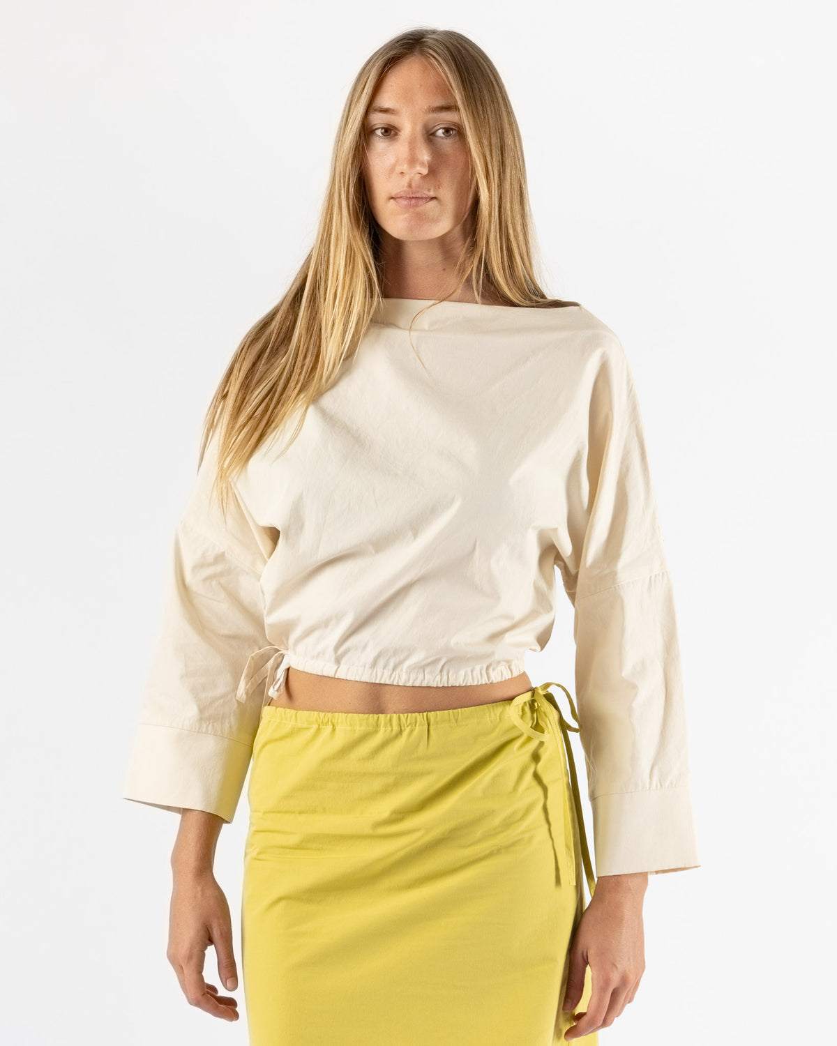 Brooke Callahan Cuff Top in Rice