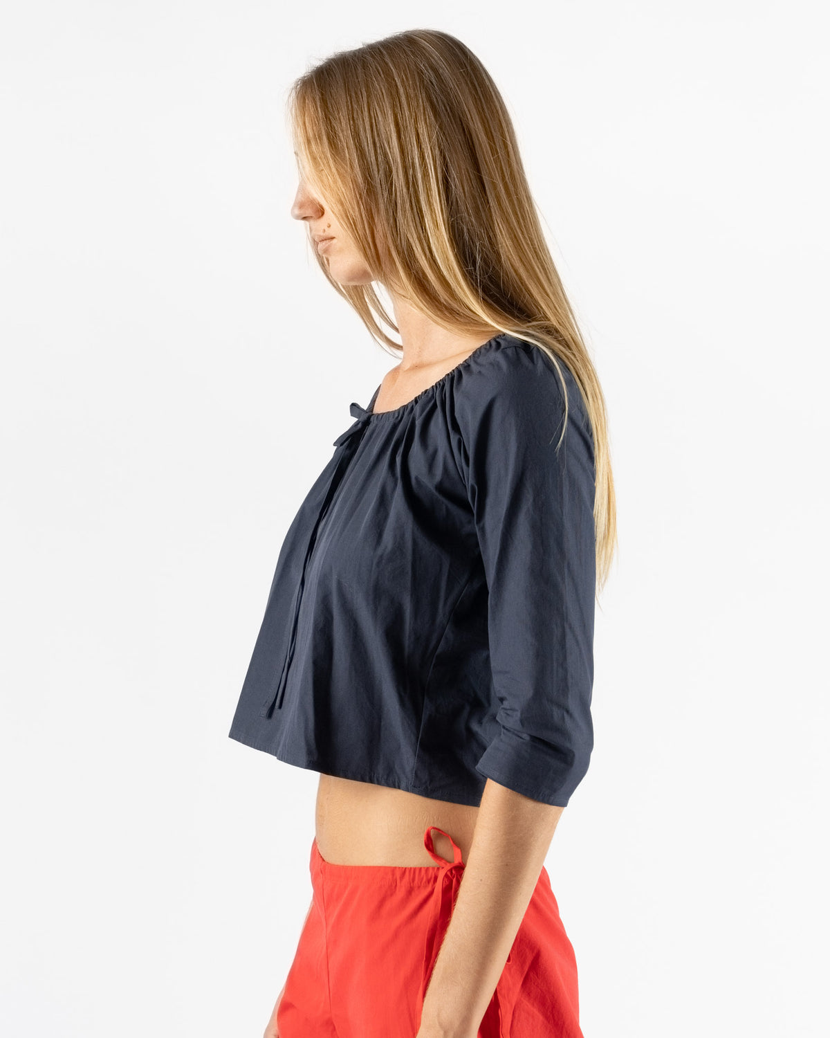 Brooke Callahan Scoop Top in Navy