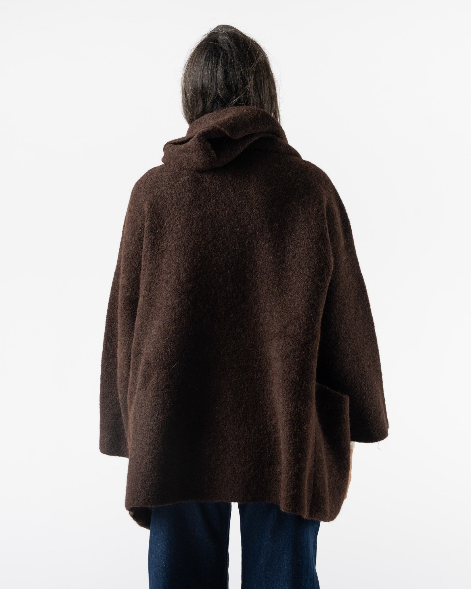 Lauren Manoogian Double Face Coat in Merlot
