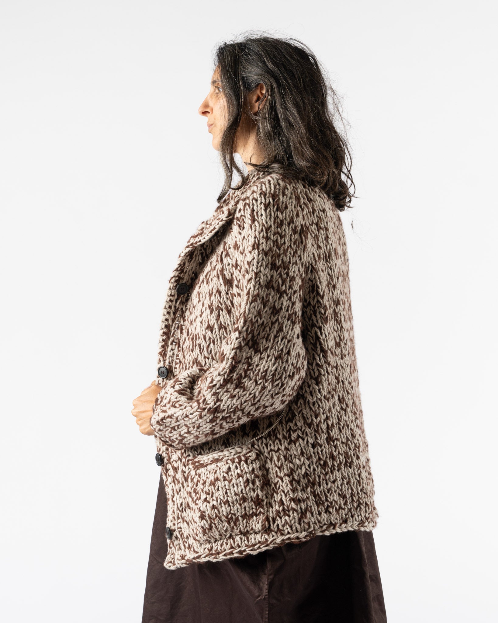 CASEY CASEY Cardigan in Brown