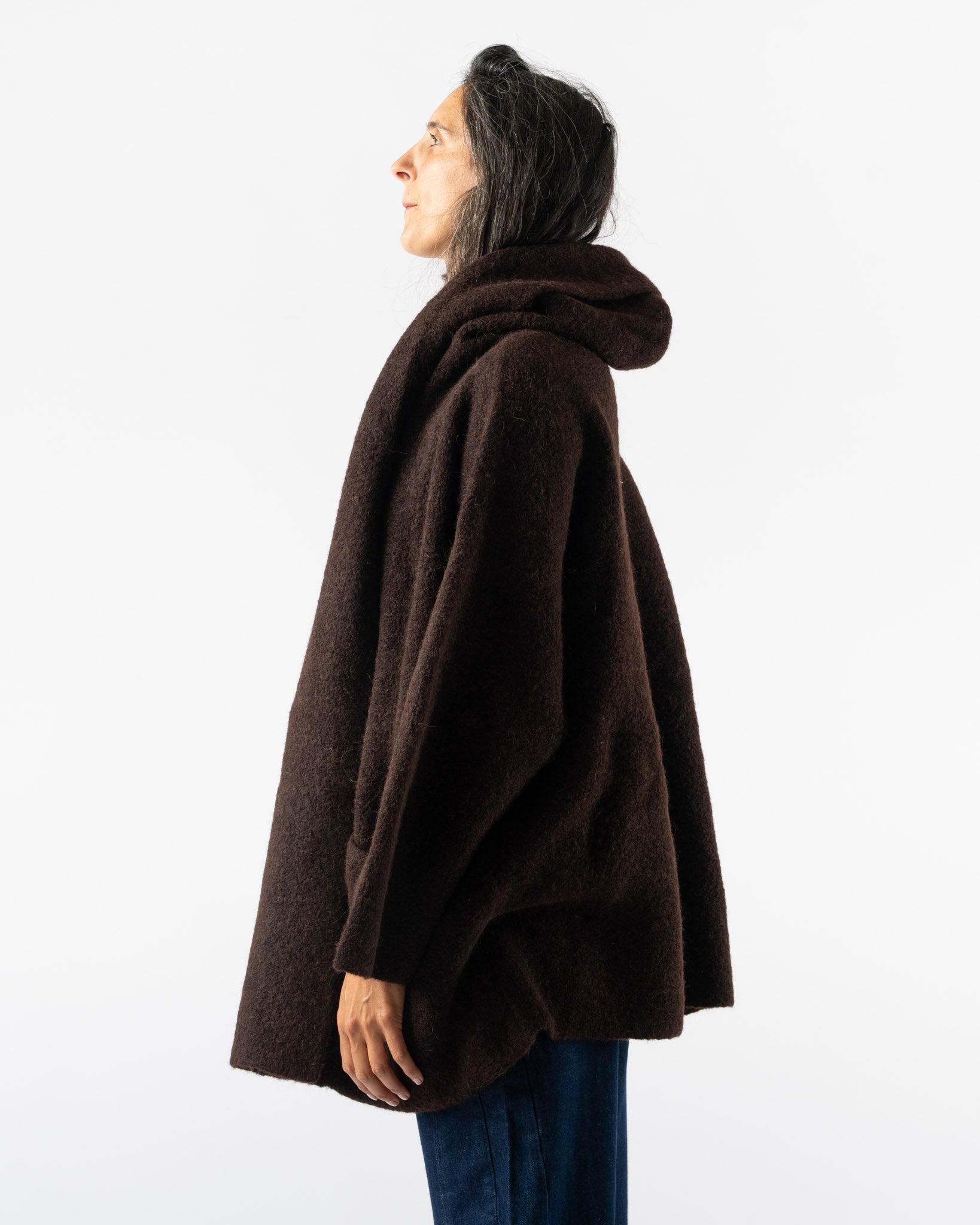 Lauren Manoogian Double Face Coat in Merlot