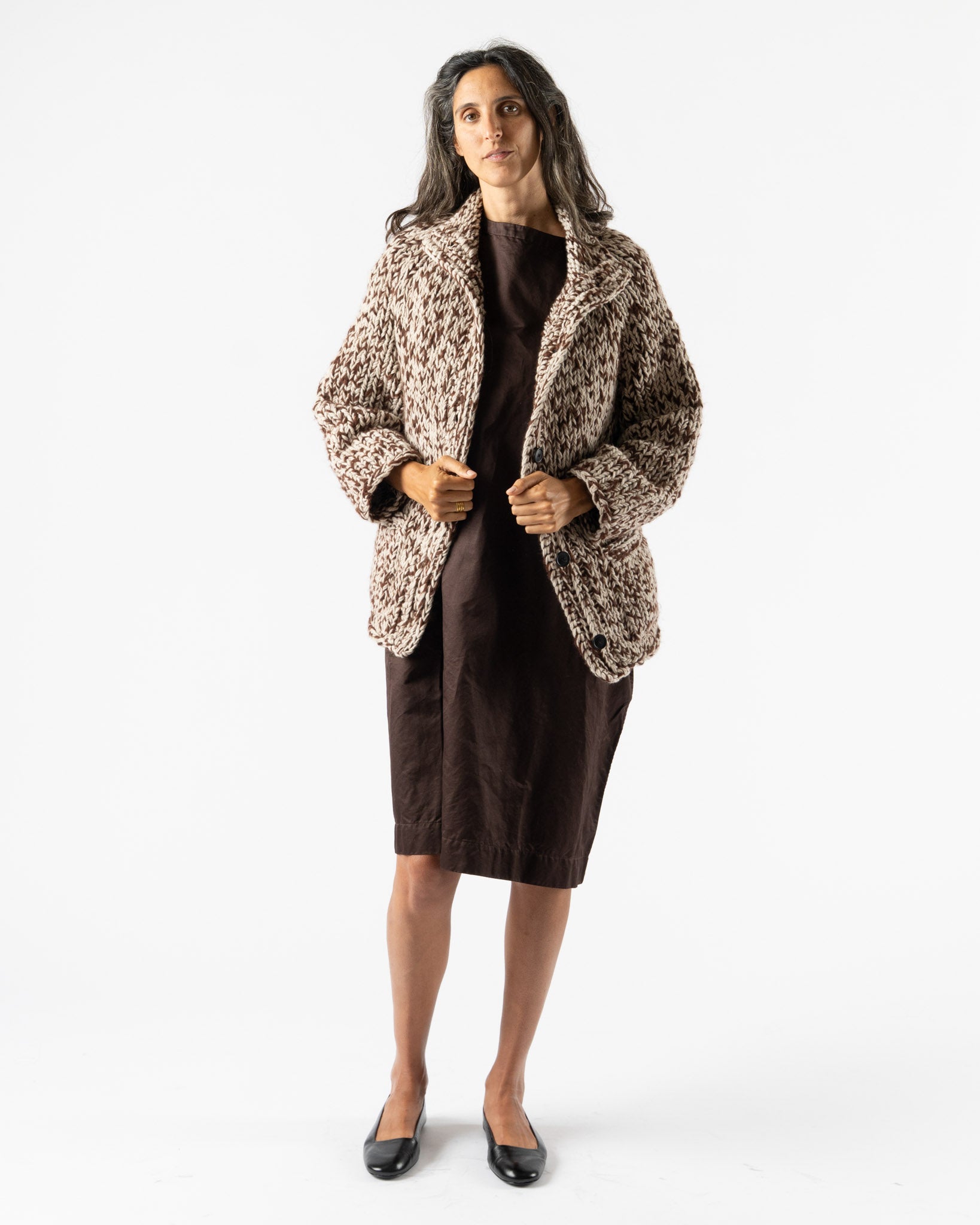 CASEY CASEY Cardigan in Brown