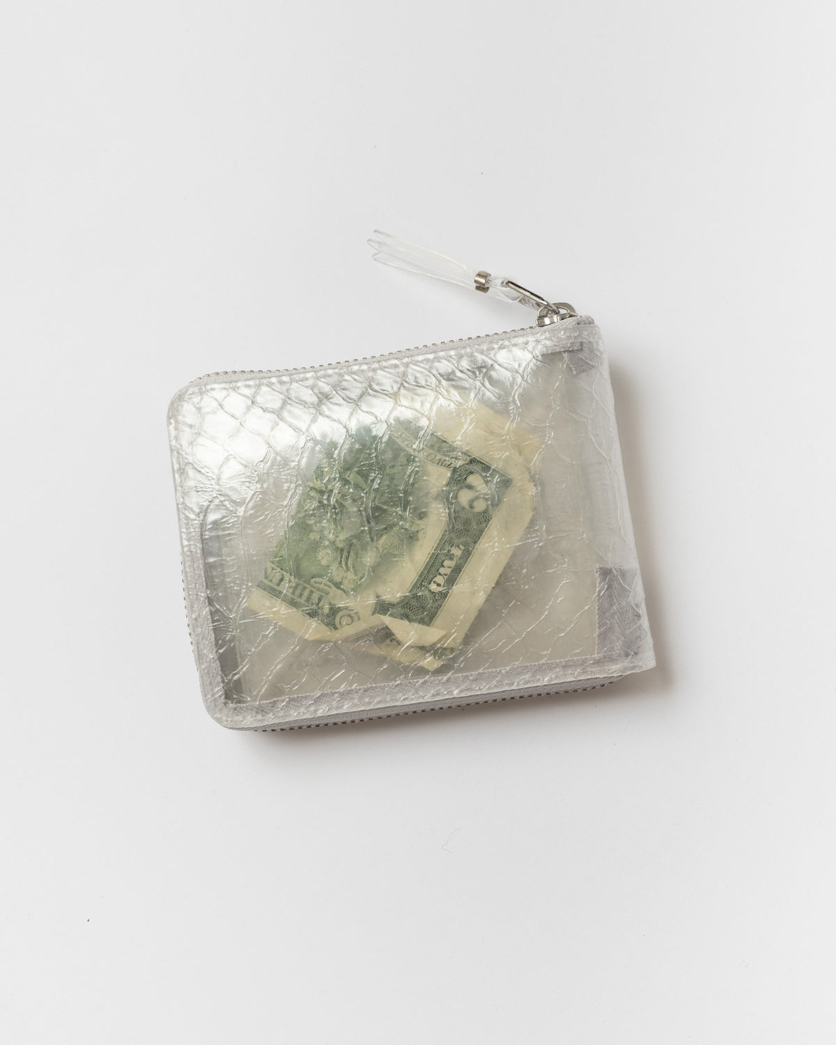 Comme des Garçons SA7100ST Snake Transparent Wallet