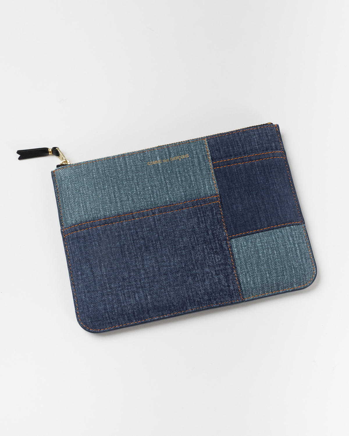 Comme des Garçons SA5100DP Wallet in Blue Denim