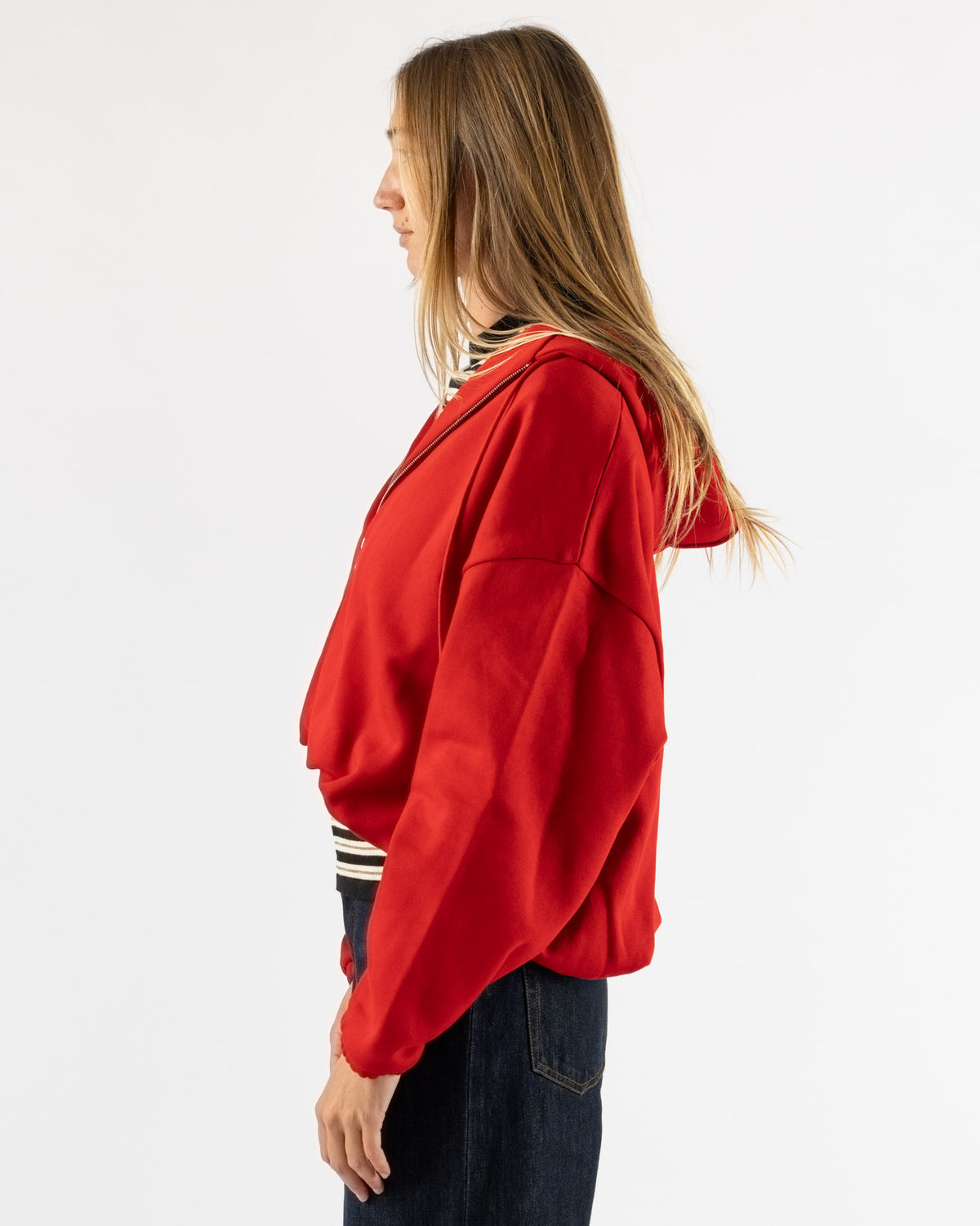 Cordera Balloon Hoodie in Red