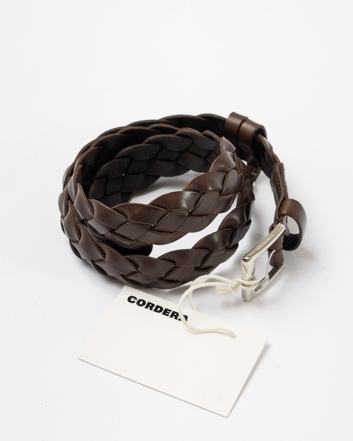 Cordera Woven Belt in Brown