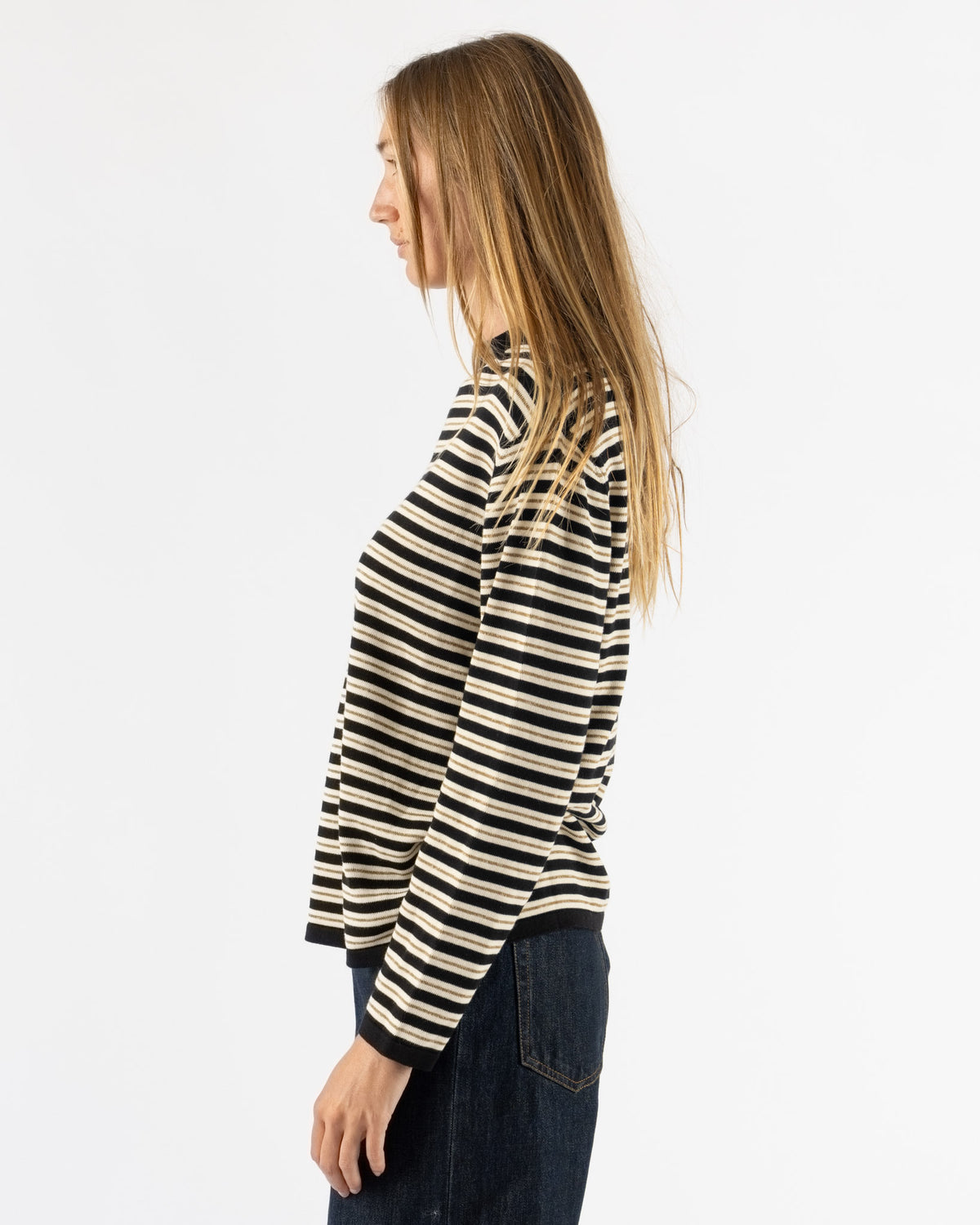 Cordera Organic Cotton Long Sleeve Striped Tee