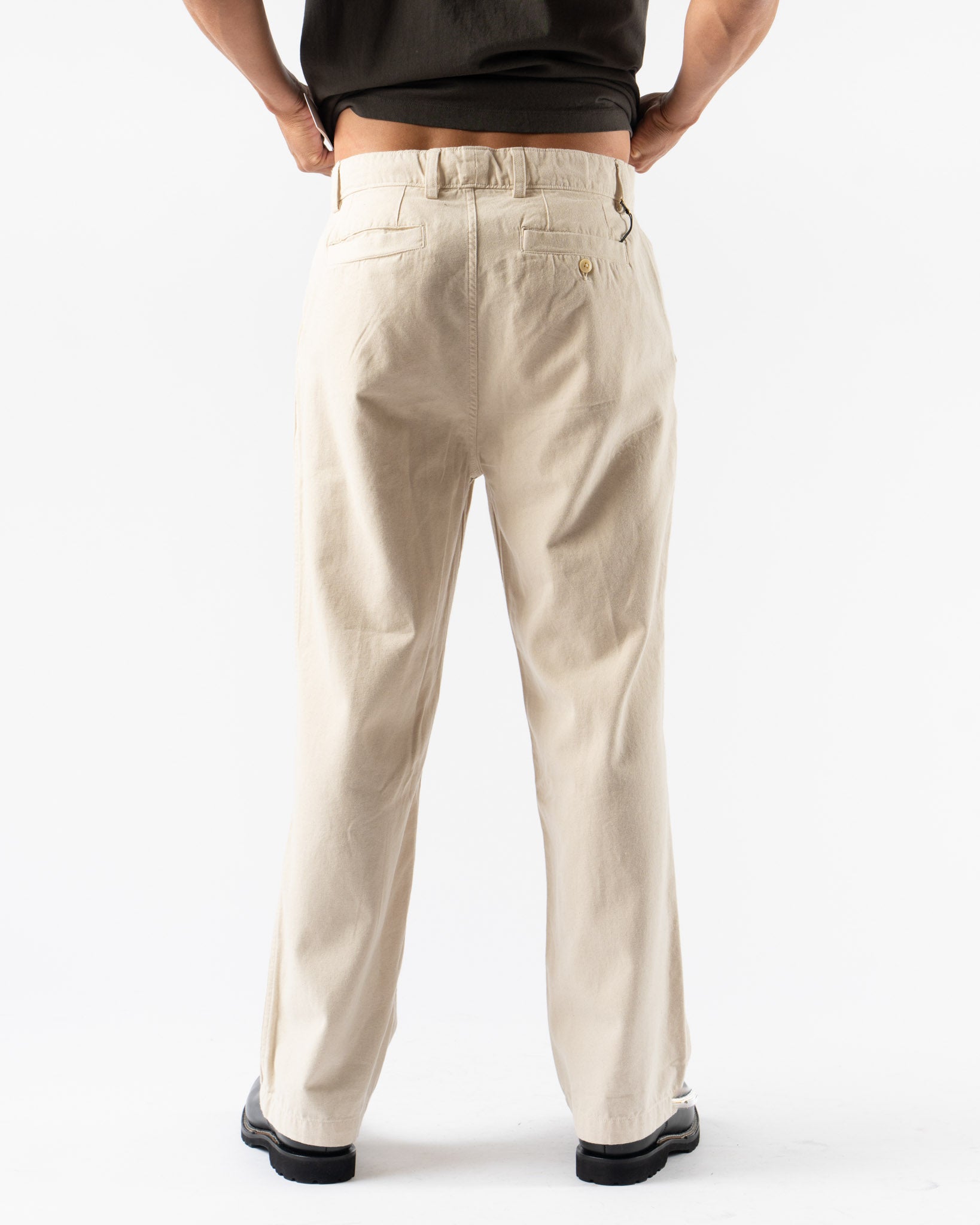 Corridor Canvas Trouser in Natural