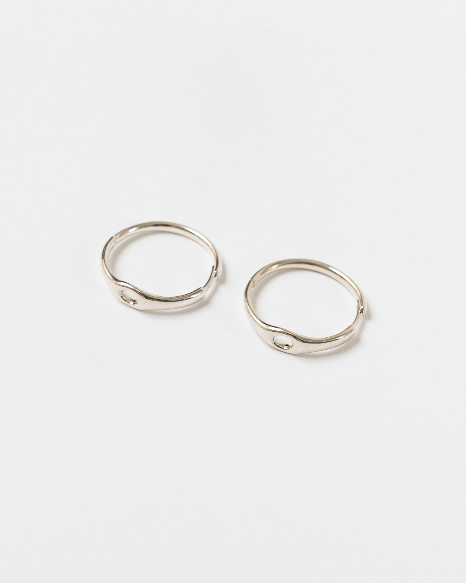 California Dirt Sterling Silver Orbita Hoops