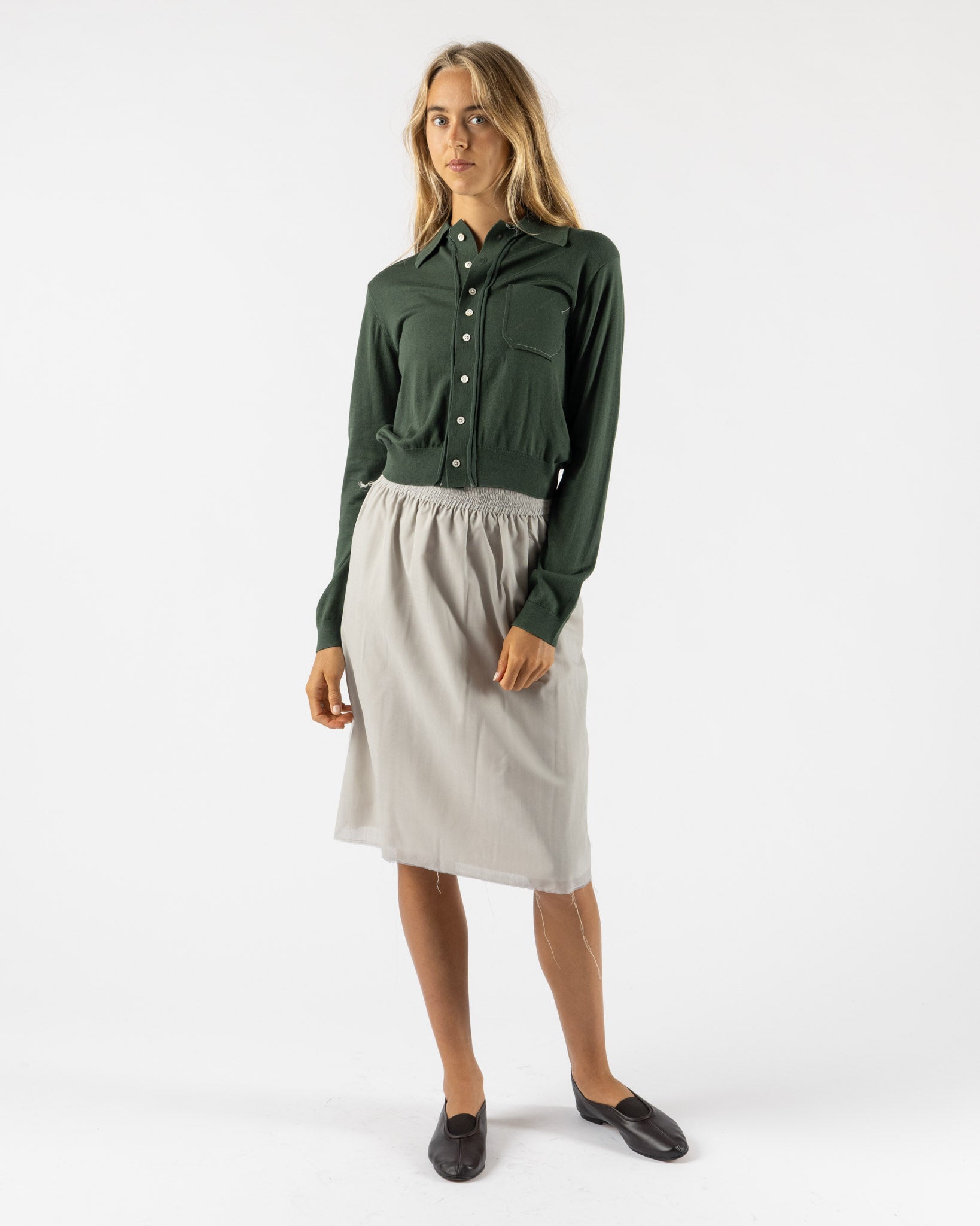 Camiel Fortgens 70S Cardigan in Green