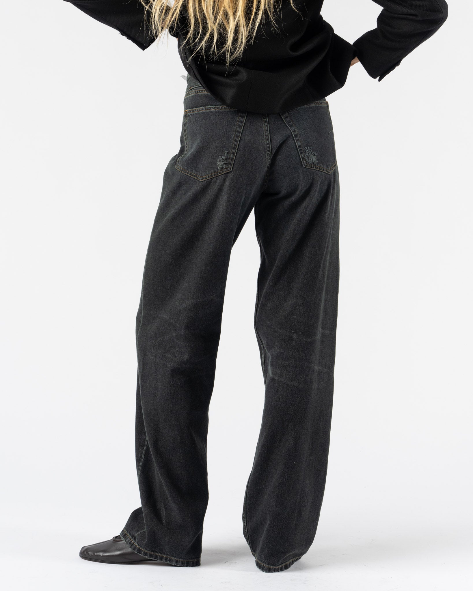 MM6 Maison Margiela Pants 5 Pockets in Dark Blue Denim