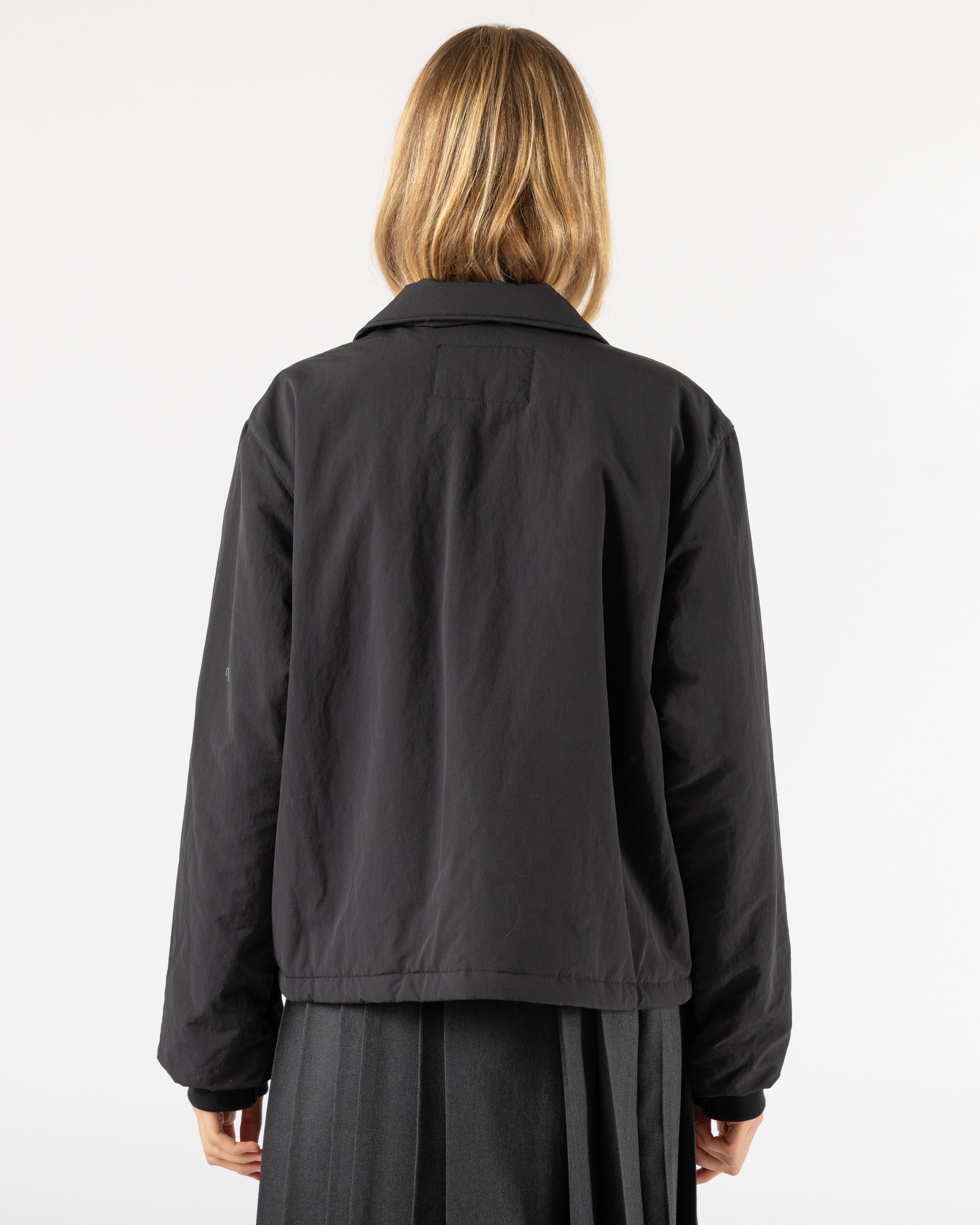 Camiel Fortgens Puffed Simple Jacket in Black Curated at Jake and