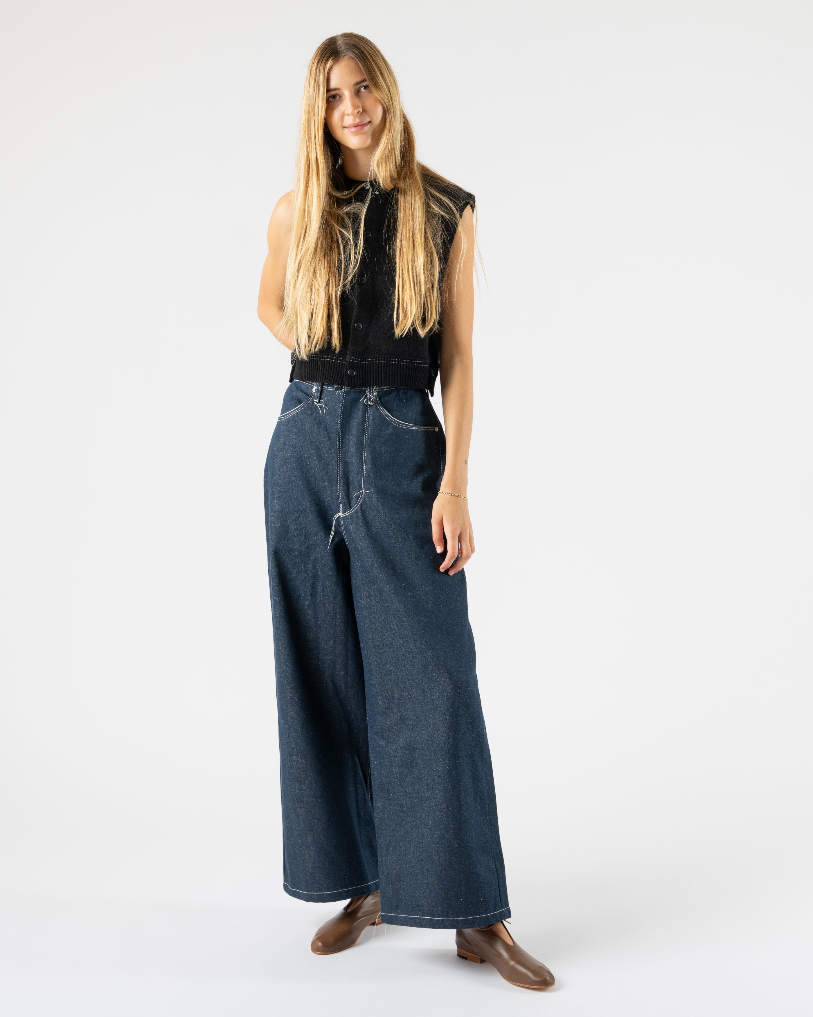 Camiel Fortgens Tourist Jeans in Raw Denim Blue Curated at Jake