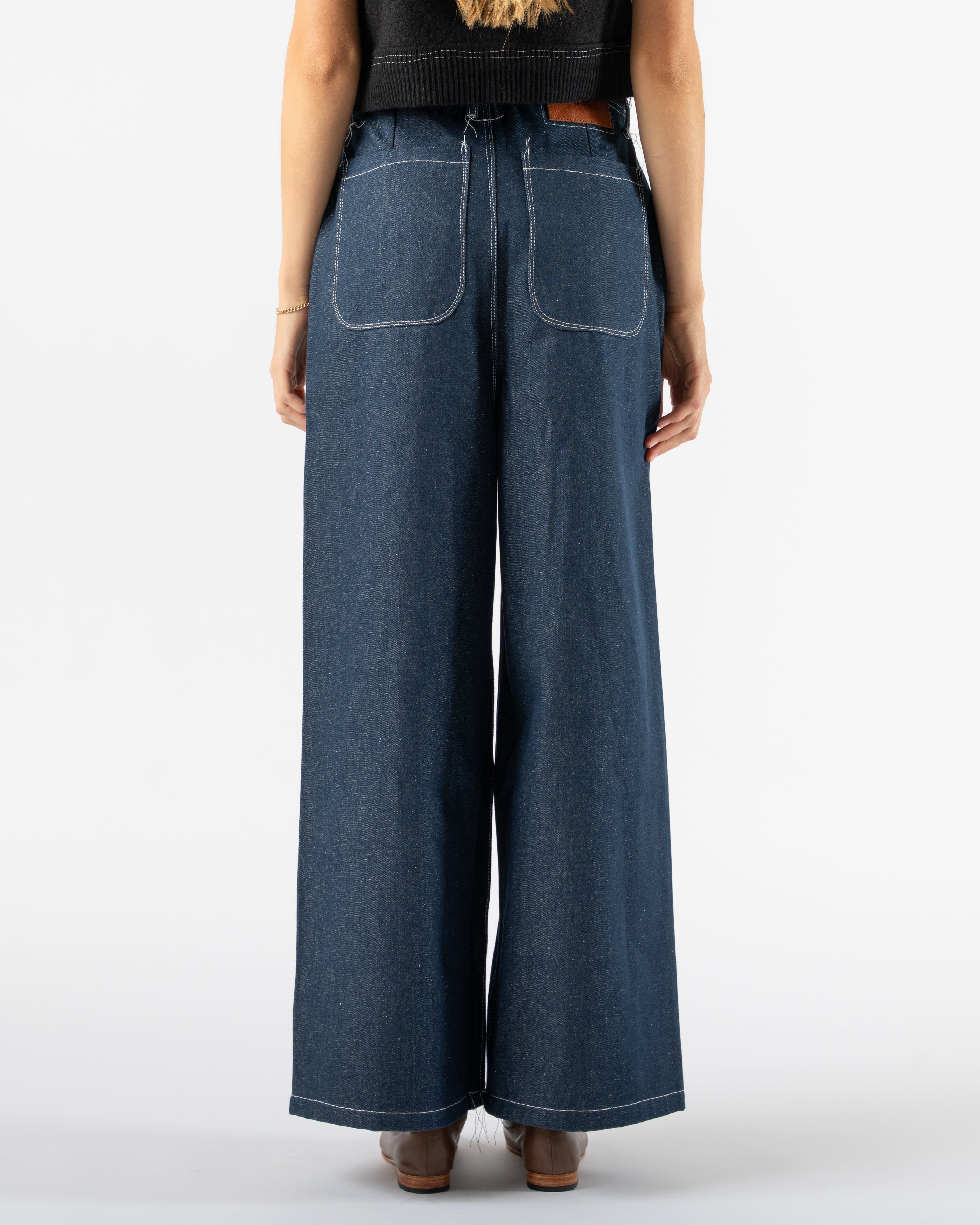 CAMIEL FORTGENS ジーンズ Camiel Fortgens Tourist Jeans in Raw Denim Blue Curated at Jake