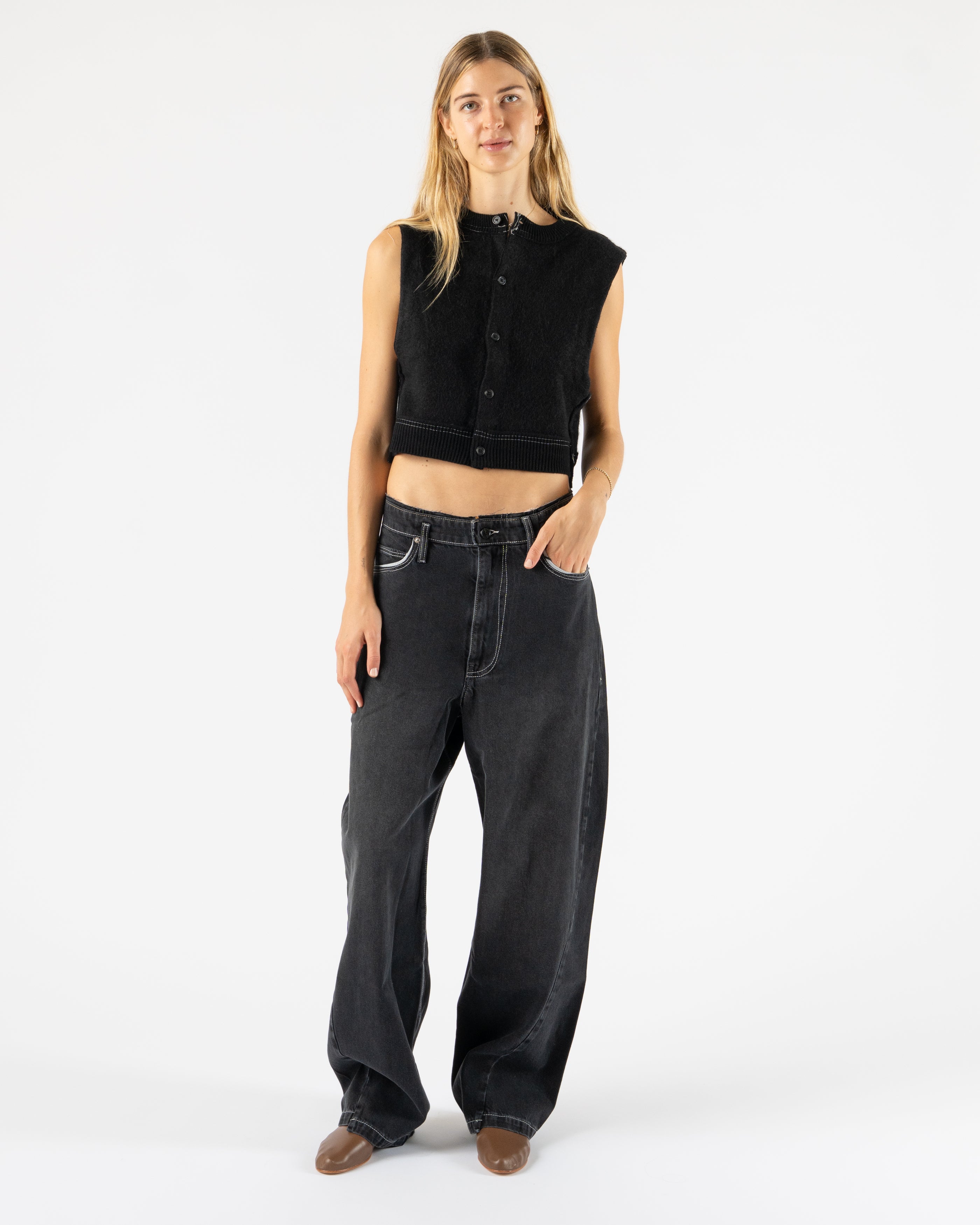 Camiel Fortgens Wobbly Jeans in Black Curated at Jake and Jones