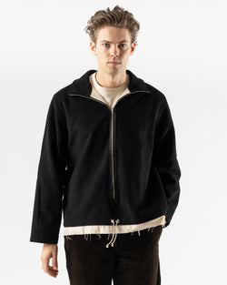 Camiel Fortgens Fleece Anorak in Black