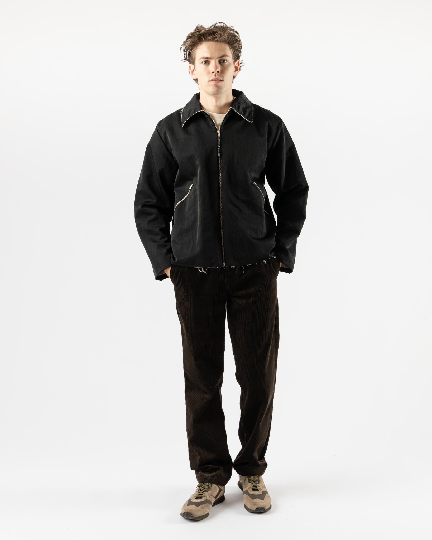 新品 CAMIEL FORTGENS 24SS SIMPLE JACKET M Camiel Fortgens Simple Jacket in Black Curated at Jake and Jones