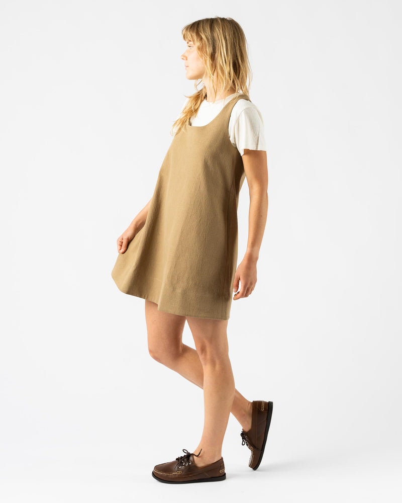 Caron Callahan Jeanine Dress in Toast Cotton Slub