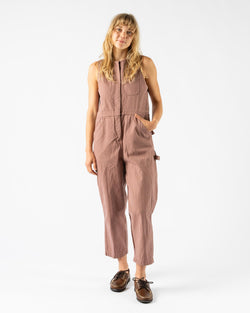 Caron Callahan Tobias Jumpsuit in Shadow Herringbone Twill