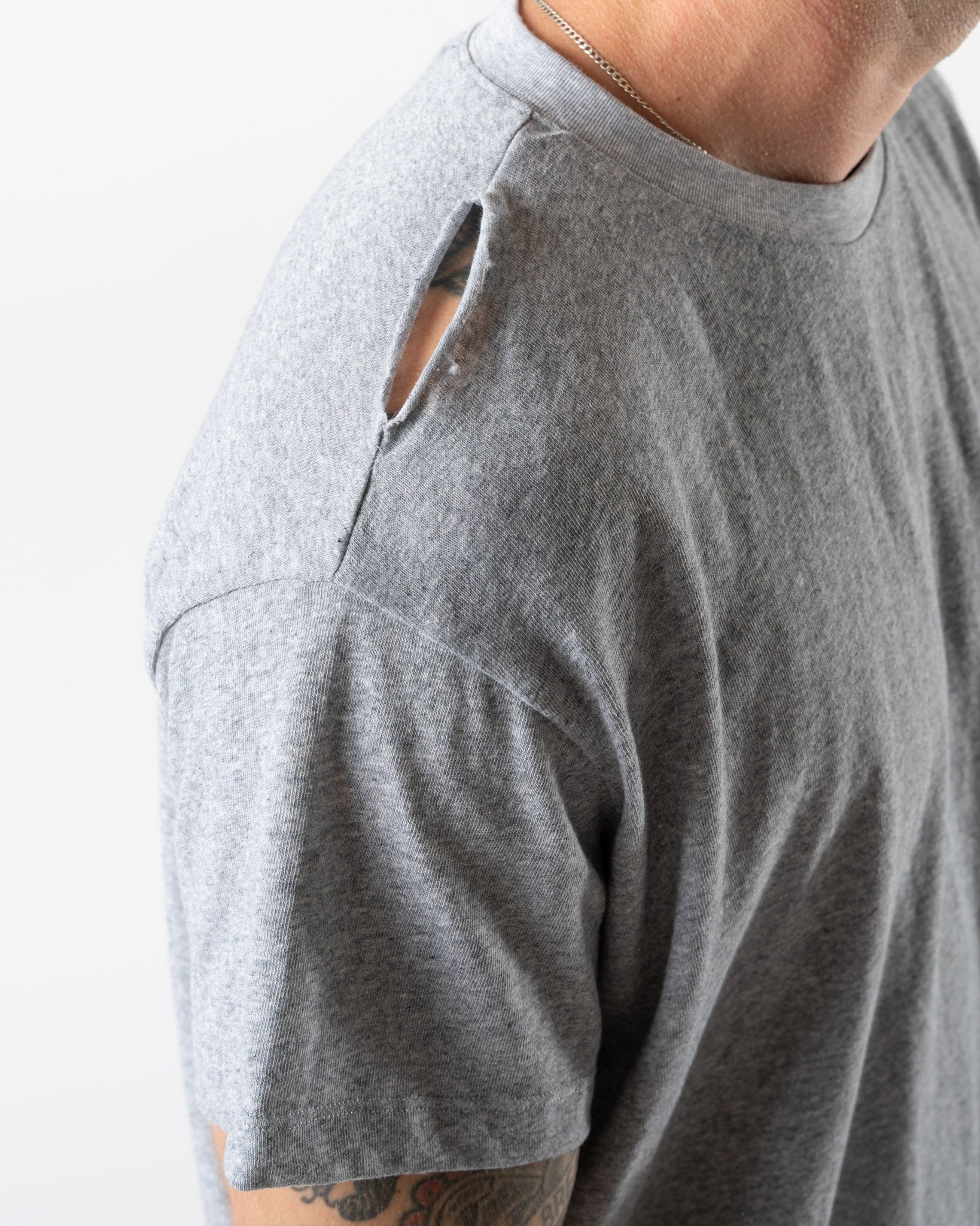 Carter Young Patti Tee in Heather Grey