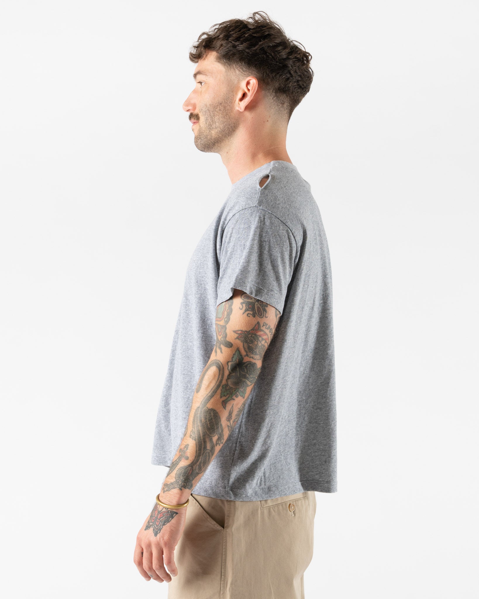 Carter Young Patti Tee in Heather Grey