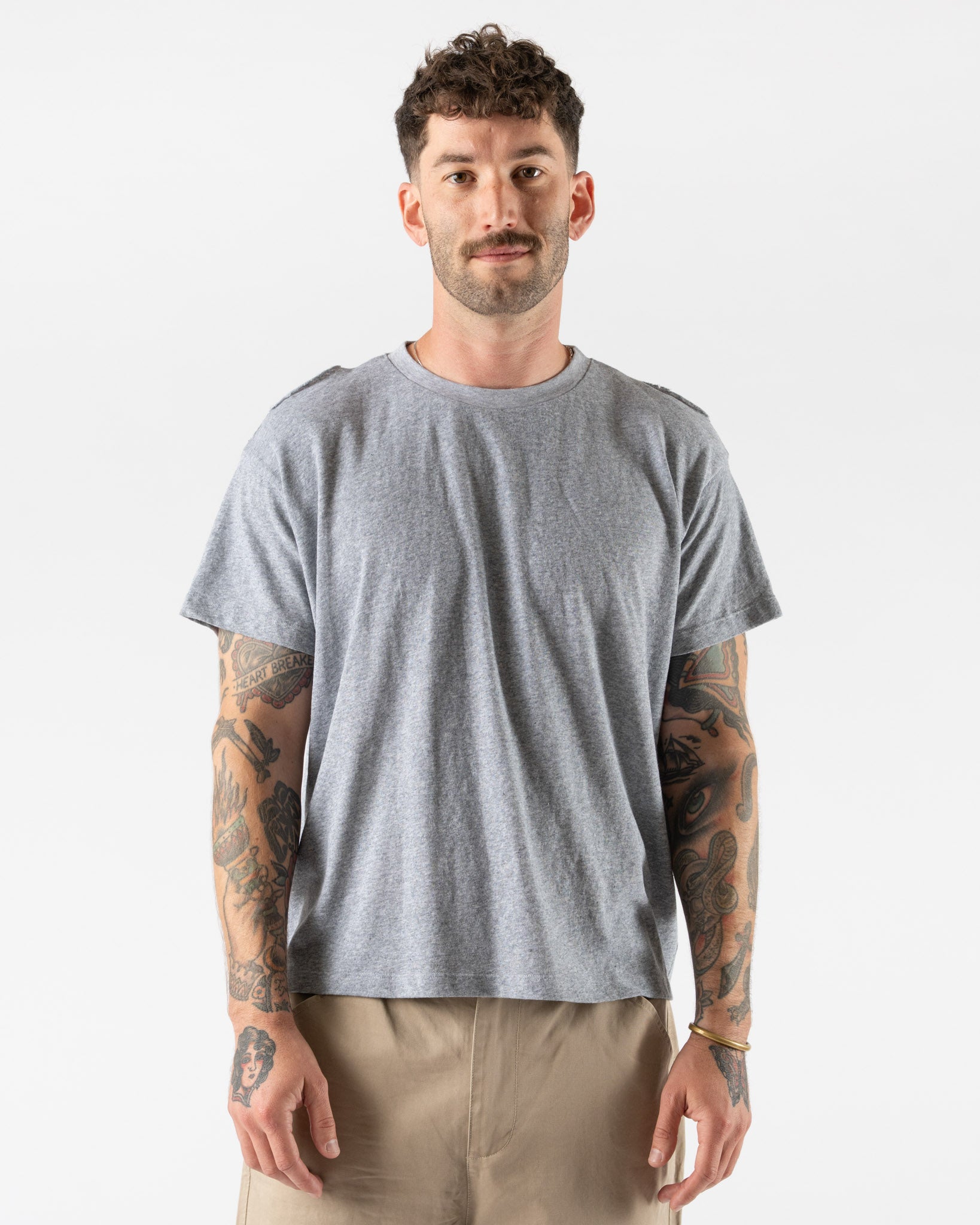 Carter Young Patti Tee in Heather Grey