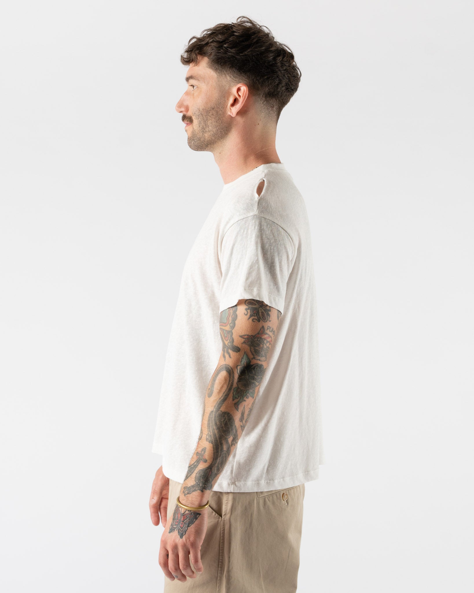 Carter Young Patti Tee in Old White