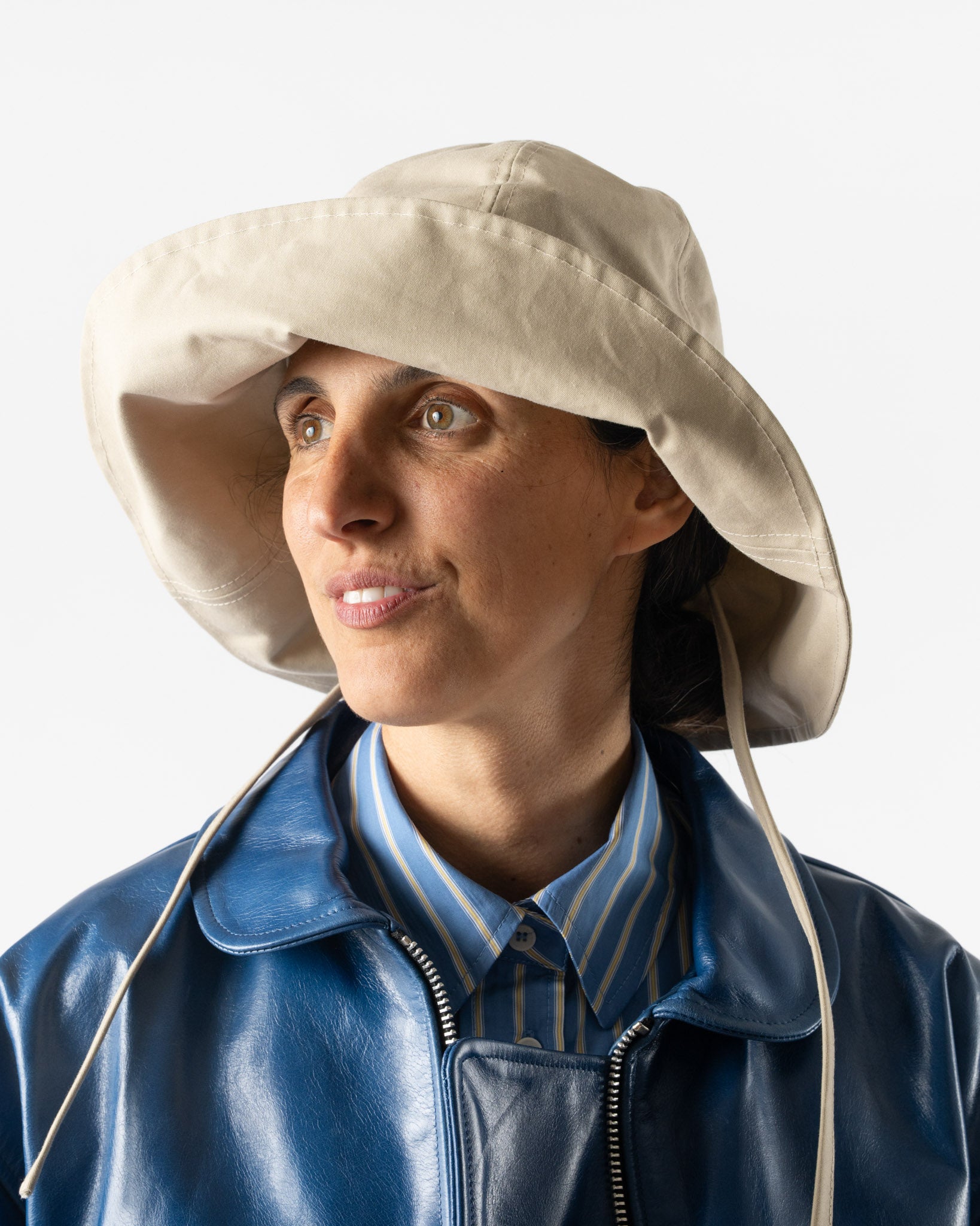 Cawley British Gabardine Sun Hat in Clay