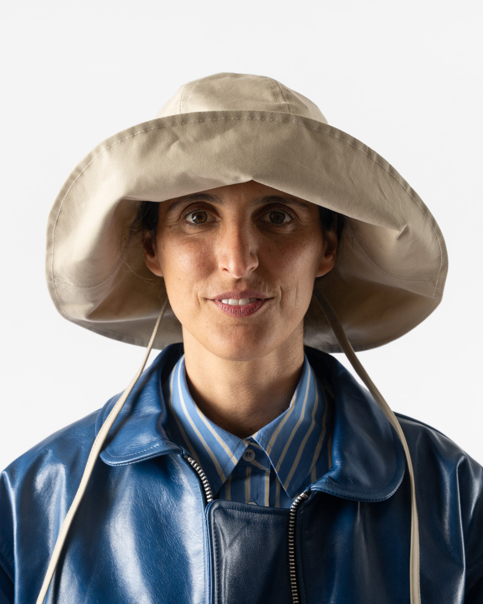 Cawley British Gabardine Sun Hat in Clay