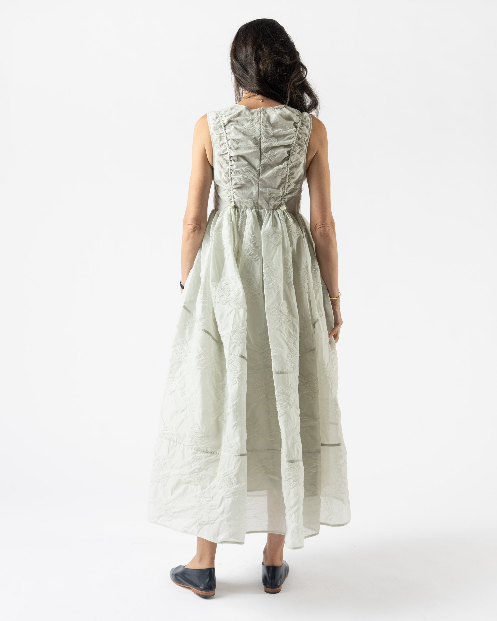 Cecilie Bahnsen Duana Dress in Pale Green