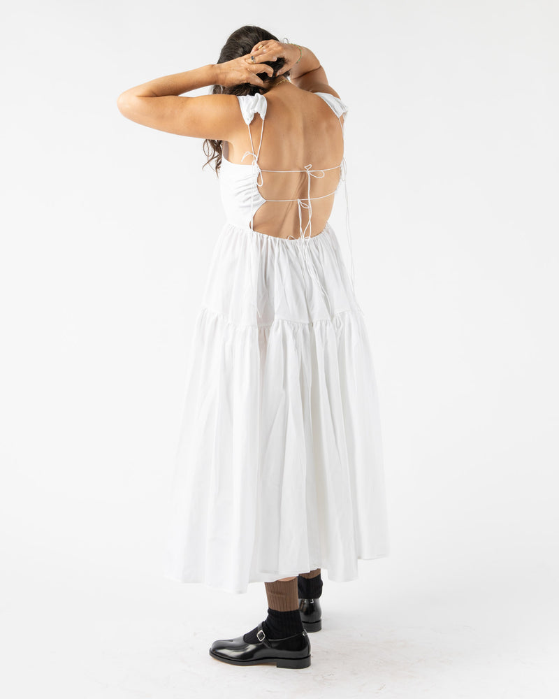 Cecilie Bahnsen Ruth Gown Cotton White