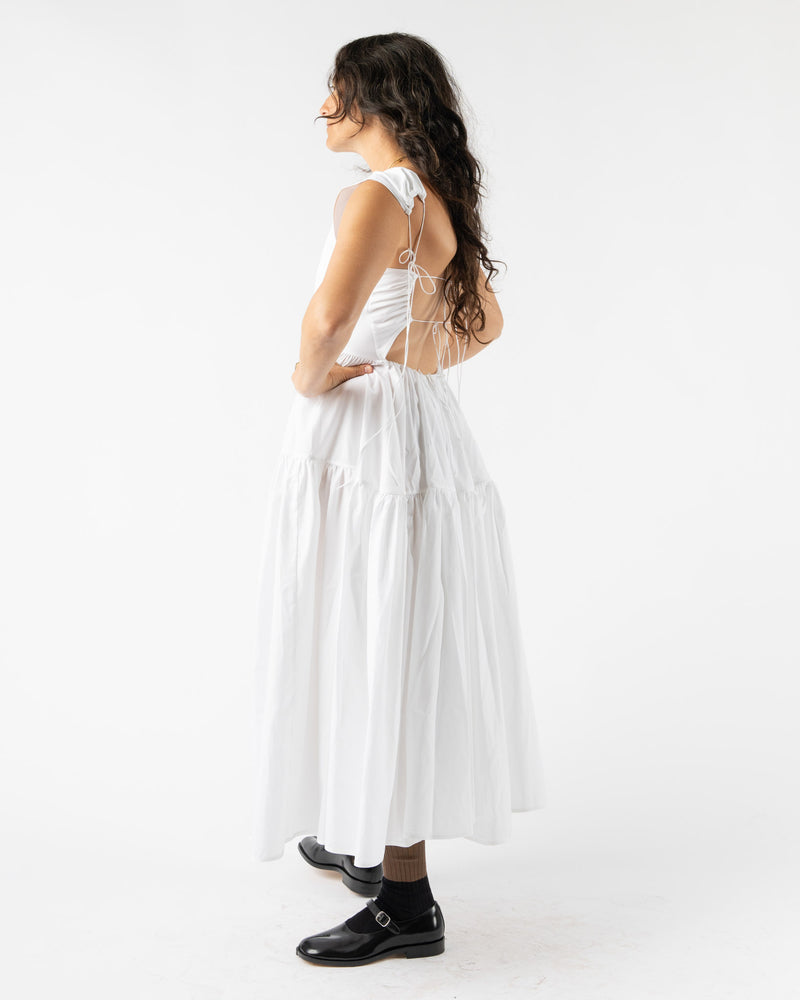 Cecilie Bahnsen Ruth Gown Cotton White