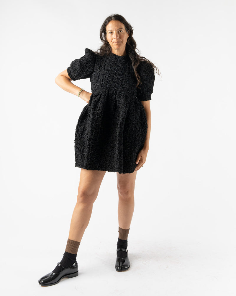 Cecilie Bahnsen Uma Dress Smock Cotton Black