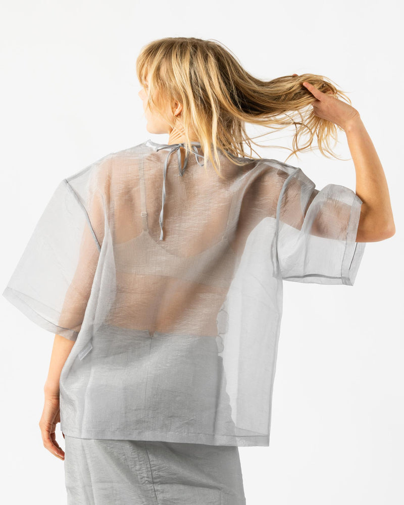 Cecilie Bahnsen Asra Top Liquid Myria Grey