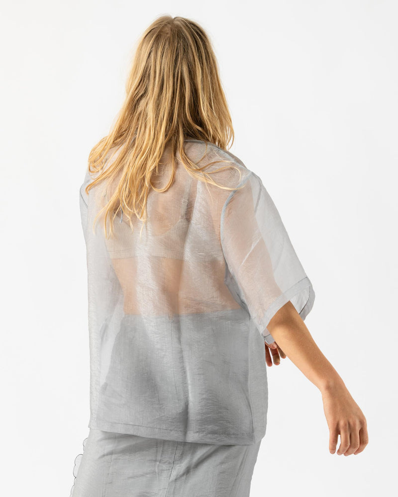 Cecilie Bahnsen Asra Top Liquid Myria Grey