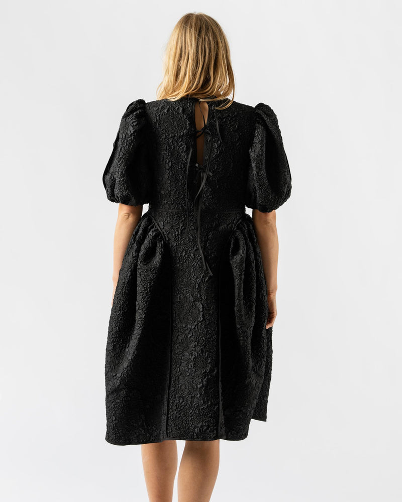 Cecilie Bahnsen Fonda Dress Borage Cloqué Black