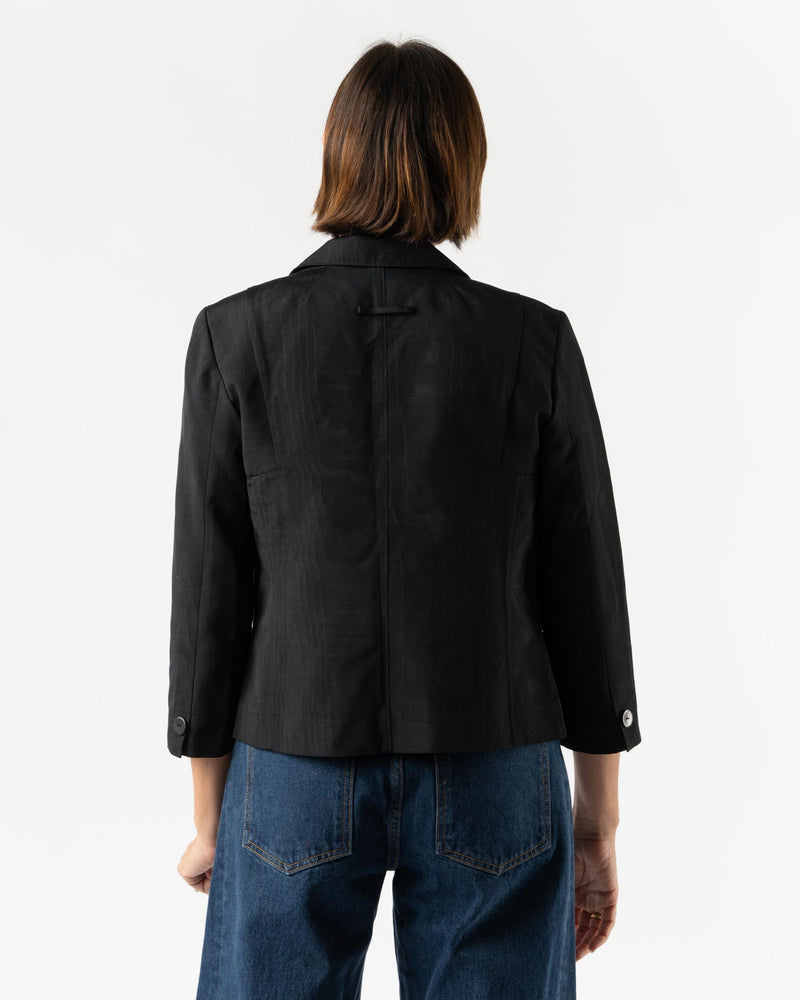 Chelsea Mak Collection Blazer in Noir Moiré