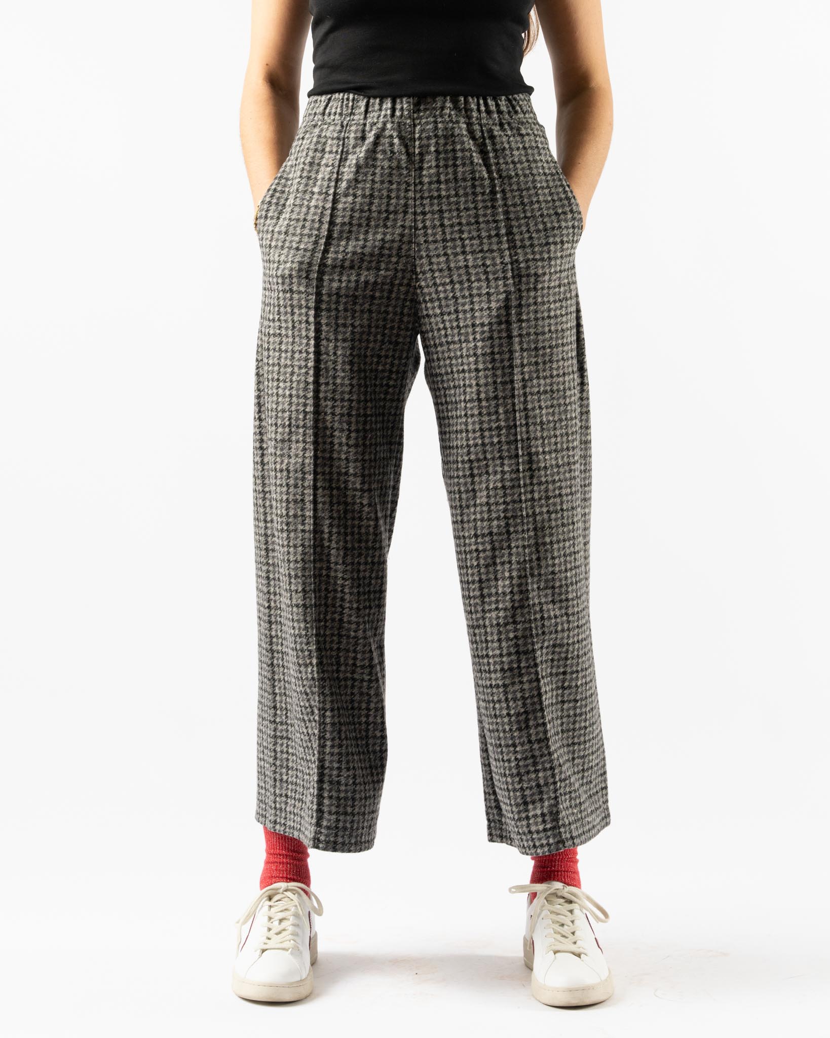 Cog the Big Smoke Geneva Wide Leg Trousers in Stone