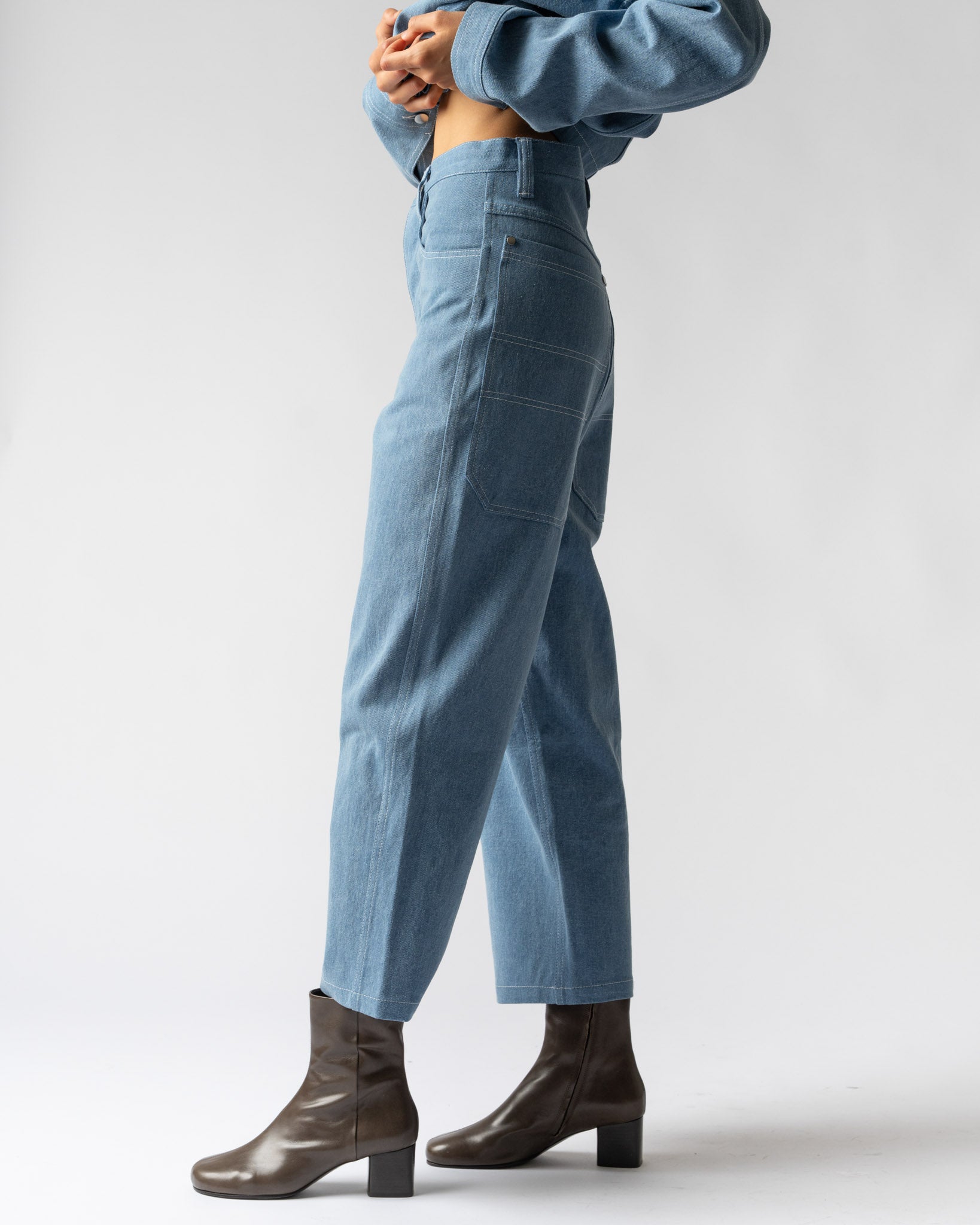 Colbo Big Pocket Denim in Sky Blue