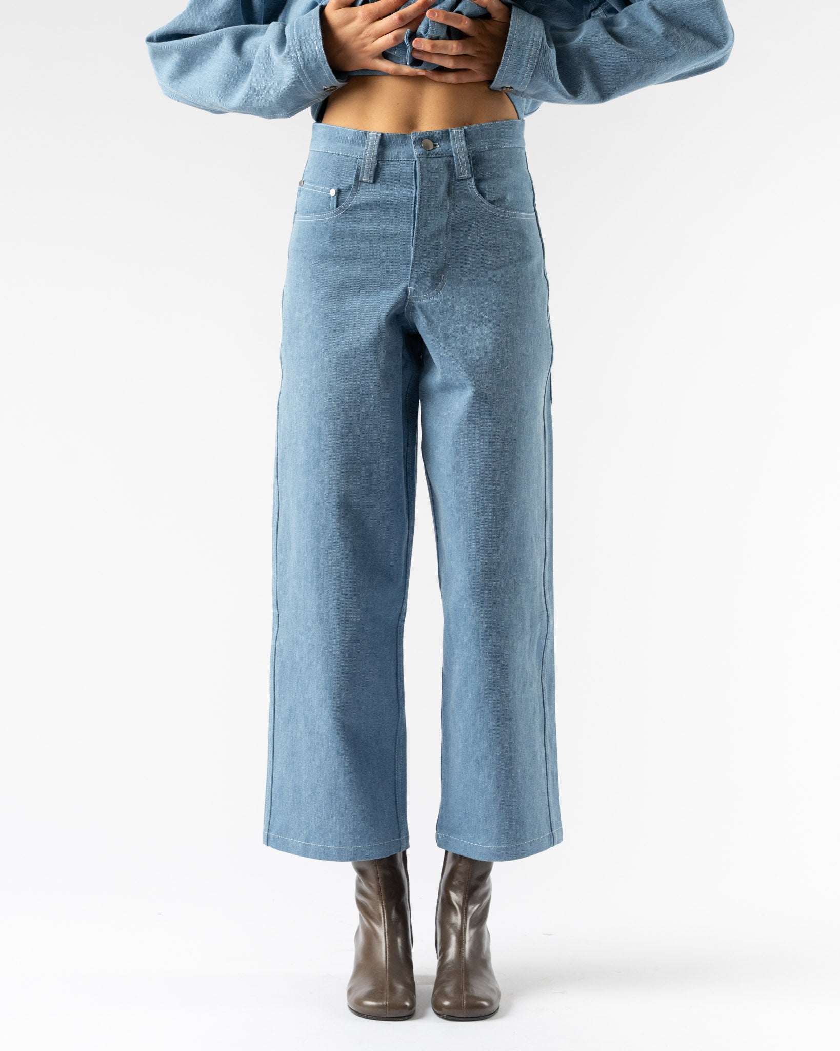 Colbo Big Pocket Denim in Sky Blue