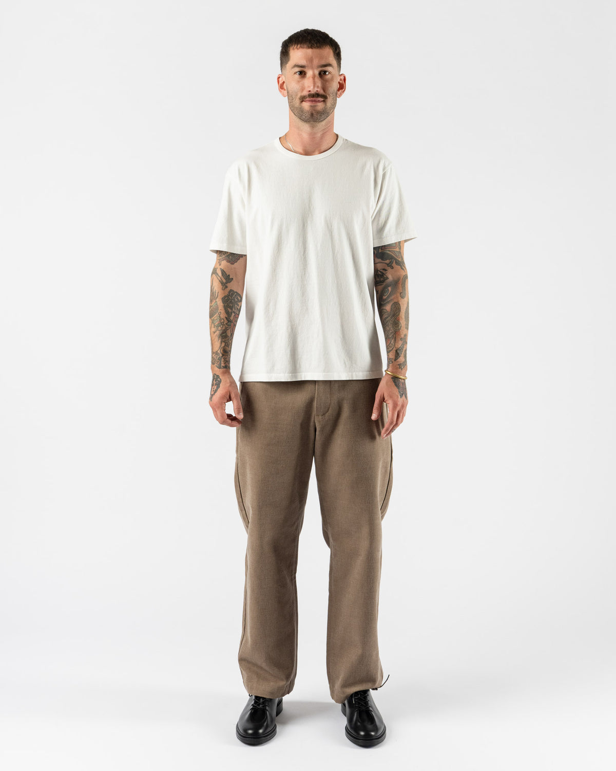 Colbo Chinos in Brushed Brown Canvas