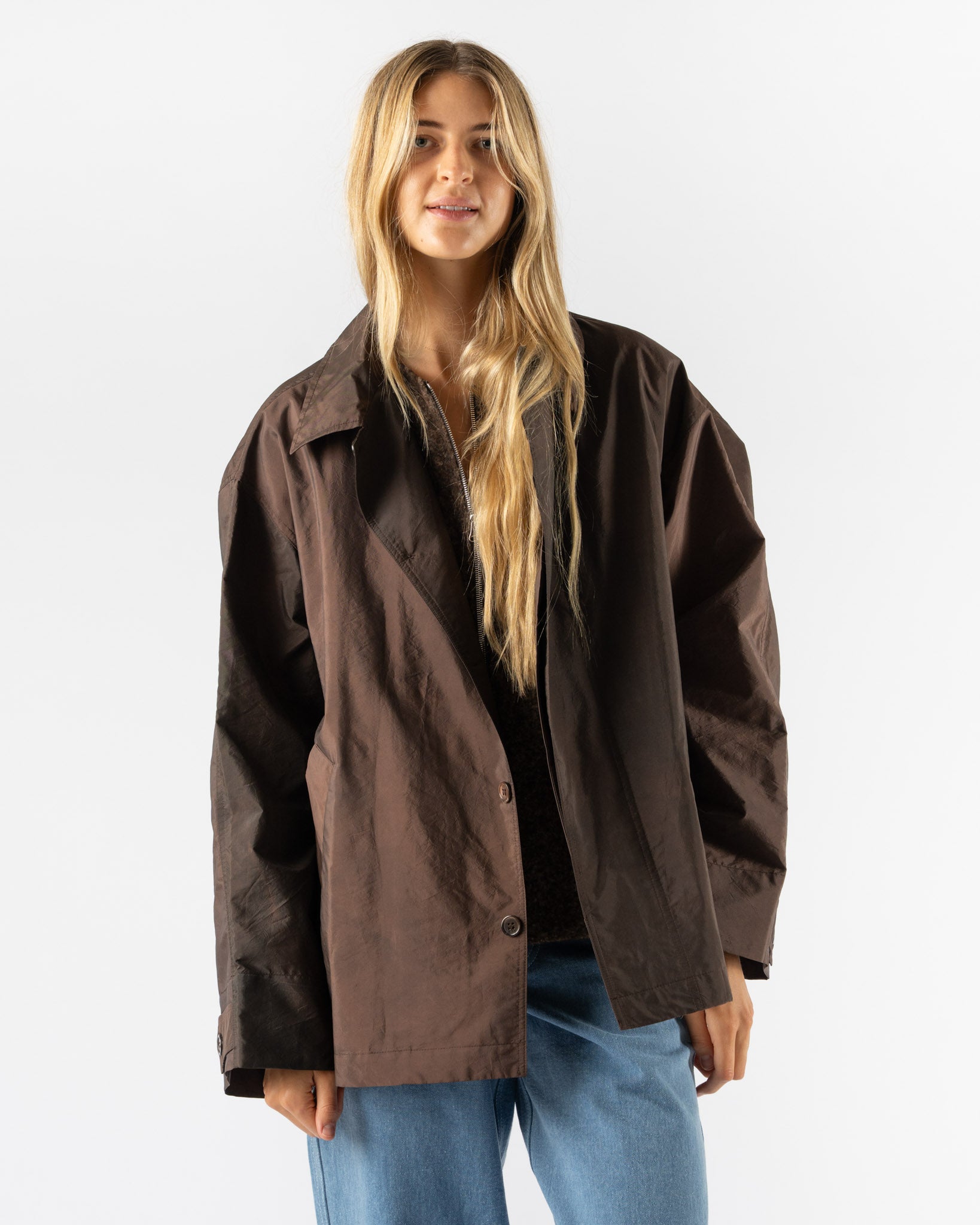 Colbo Storm Jacket in Washed Burgundy