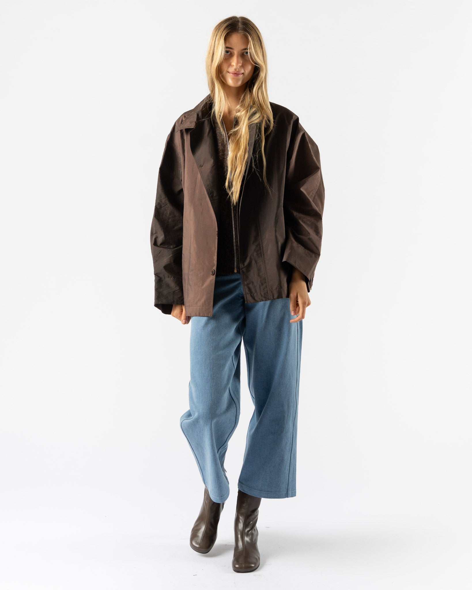Colbo Storm Jacket in Washed Burgundy