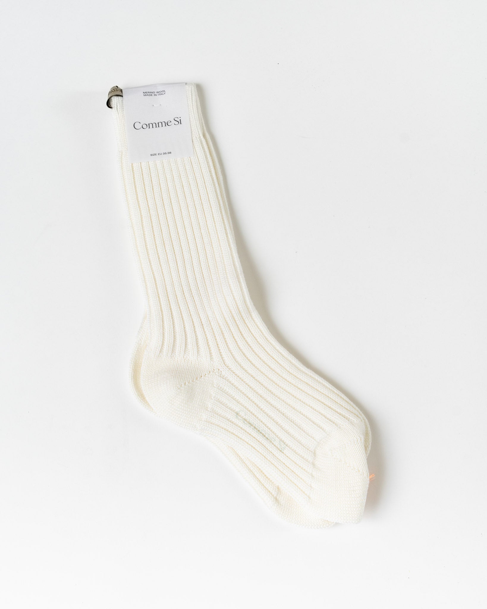 Comme Si Merino Chunky Socks in Cream
